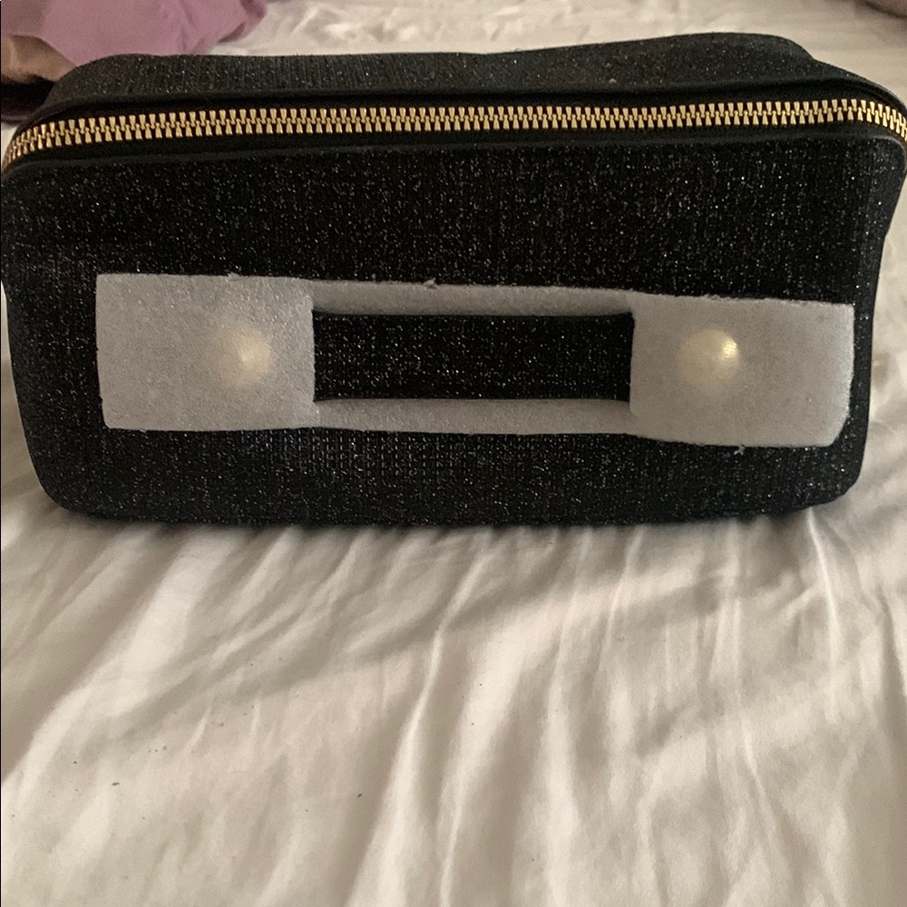 Black and Gold Cosmetic Bag